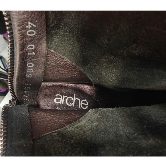 Black Arche Ankle Booties sz 40 - Picture 6 of 7